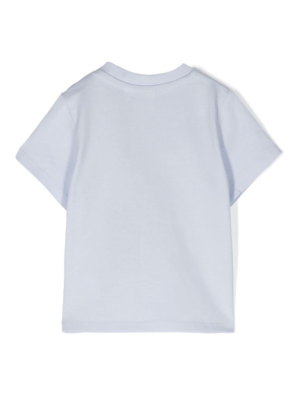 t-shirt bleu bébé