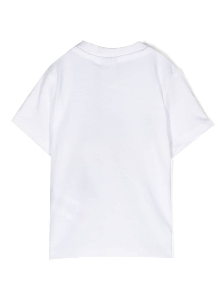 T-shirt enfant blanc/marron