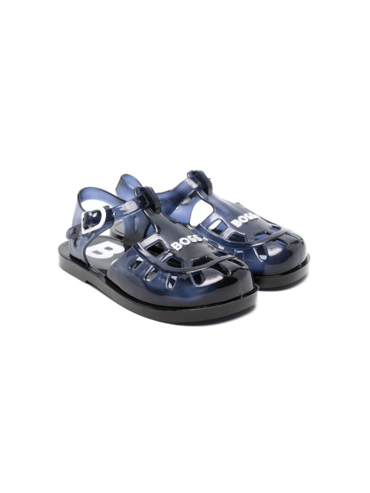 Sandali neonato blu navy