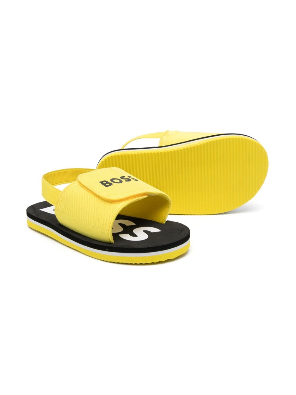 Chaussons nouveau-né jaunes