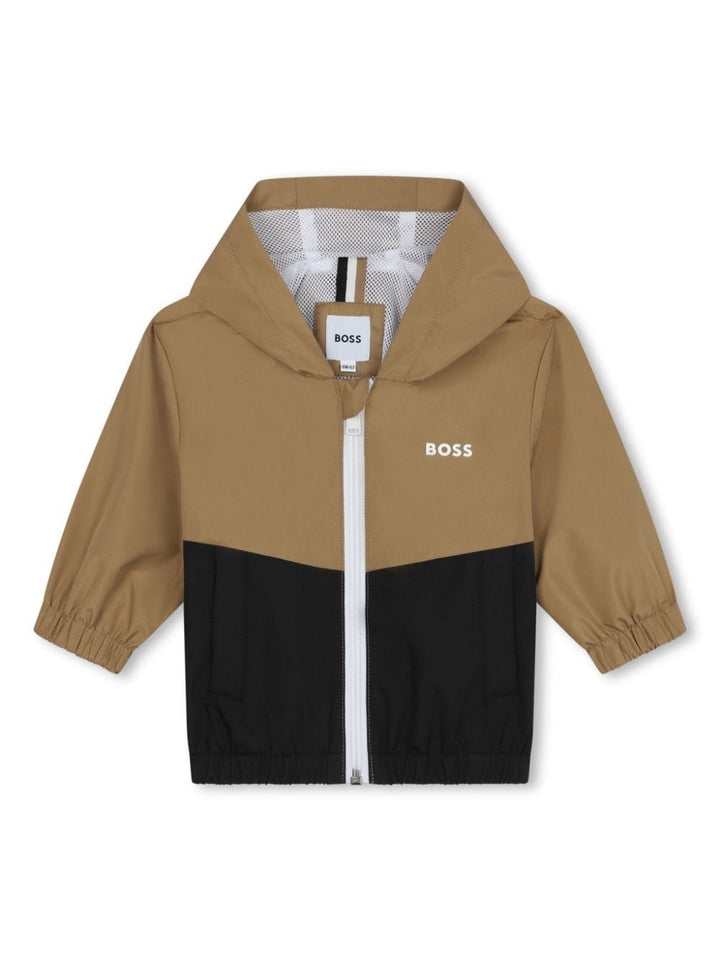 veste beige nouveau-né