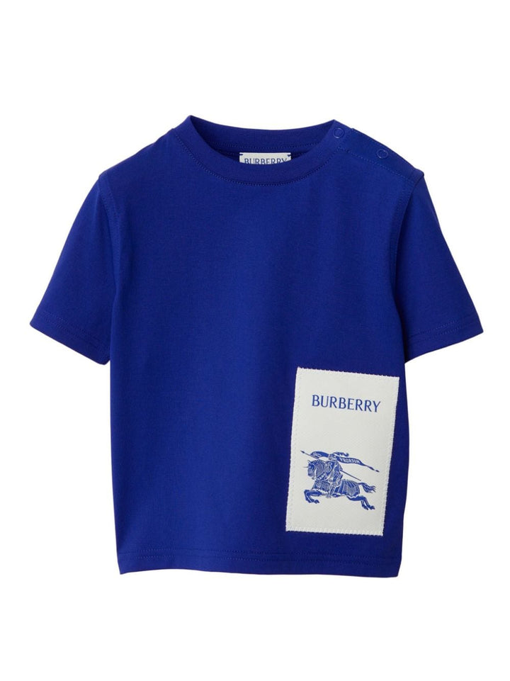 T-shirt bleu nouveau-né