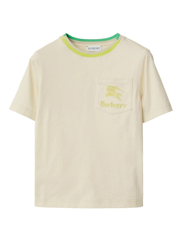 T-shirt bébé beige