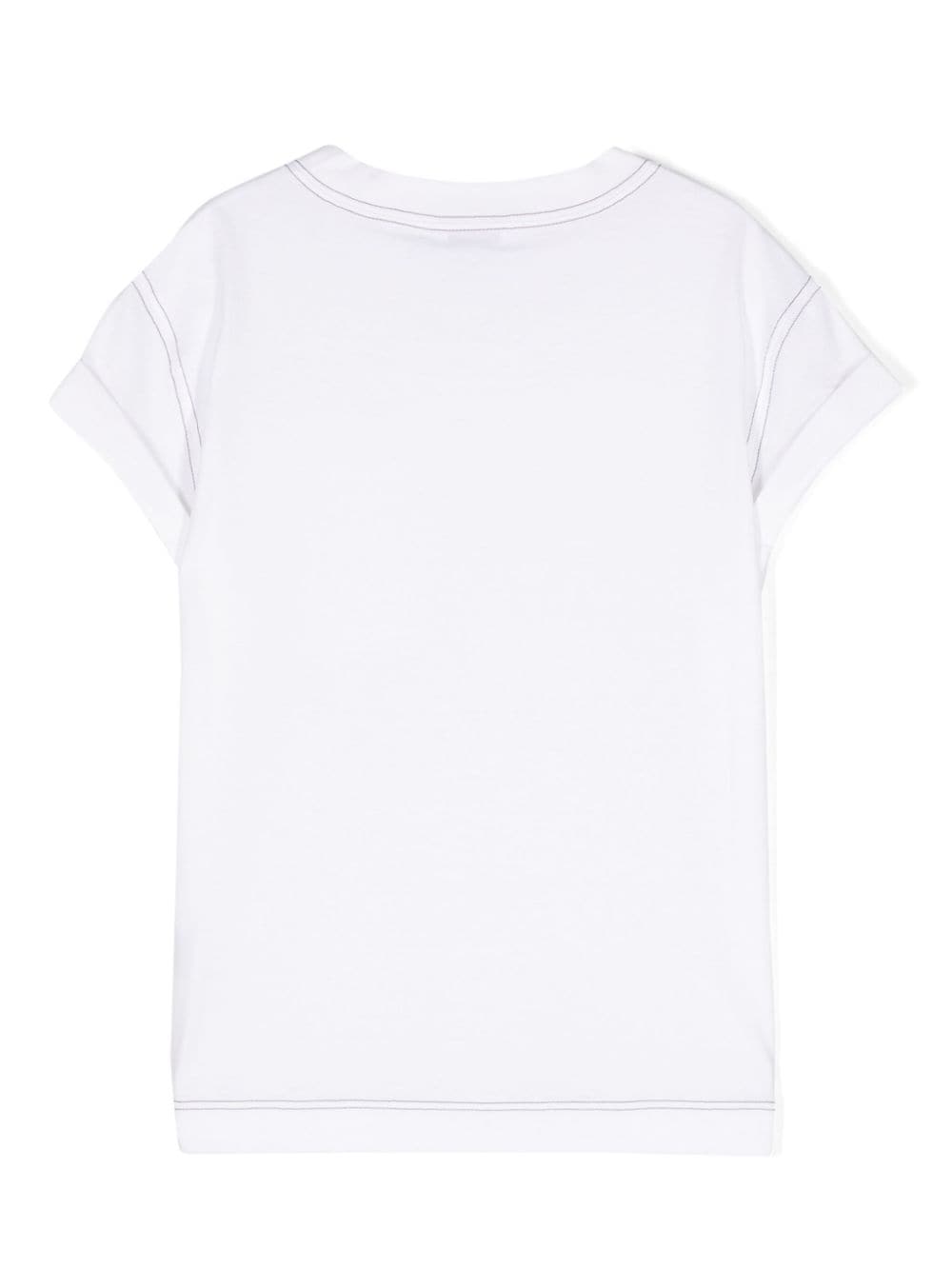 Tee-shirt fille blanc