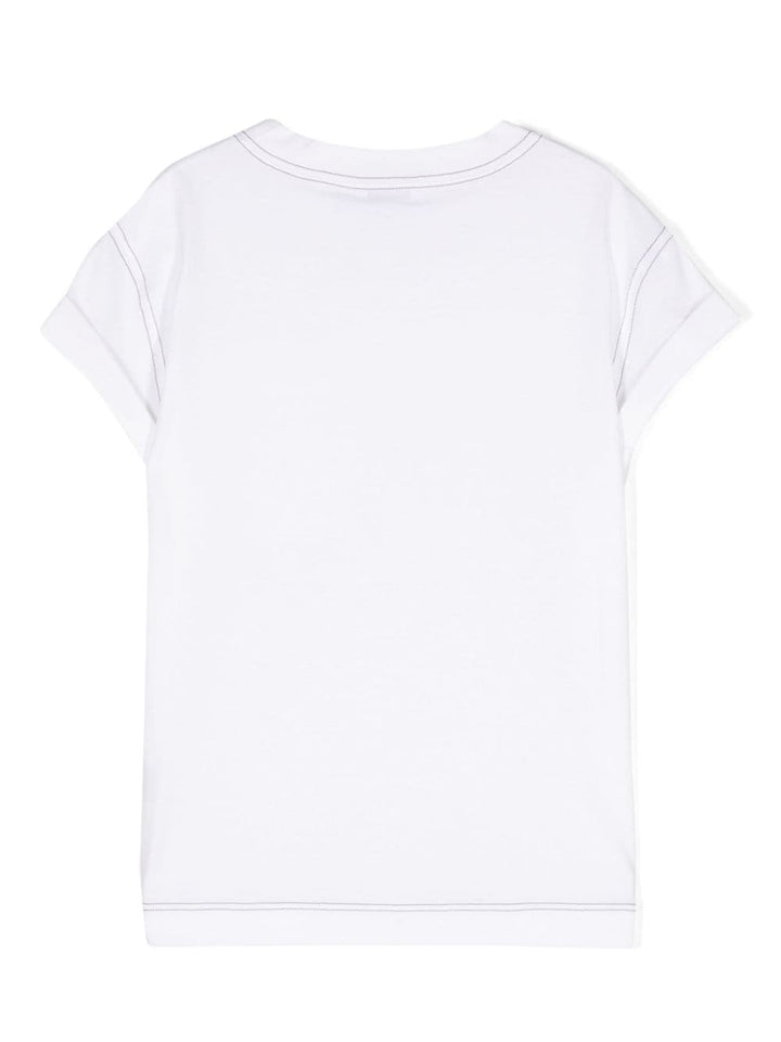 Tee-shirt fille blanc