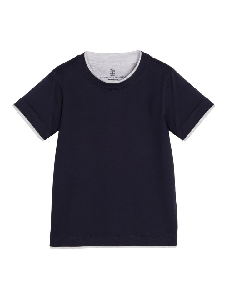 T-shirt blu bambino