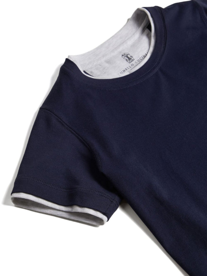 T-shirt blu bambino