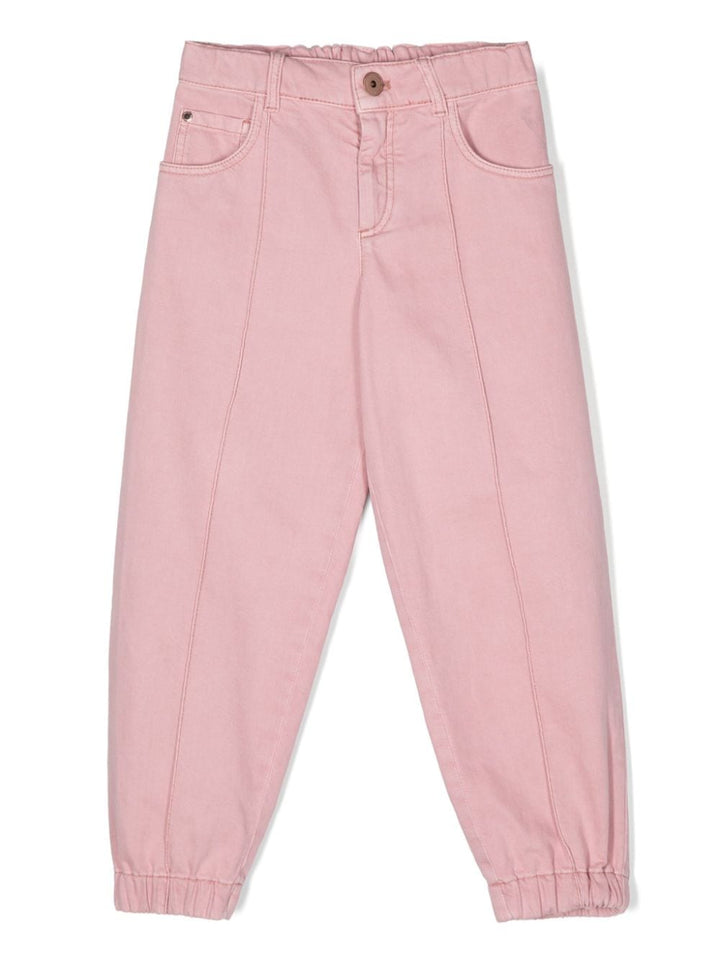 Pantaloni rosa bambina