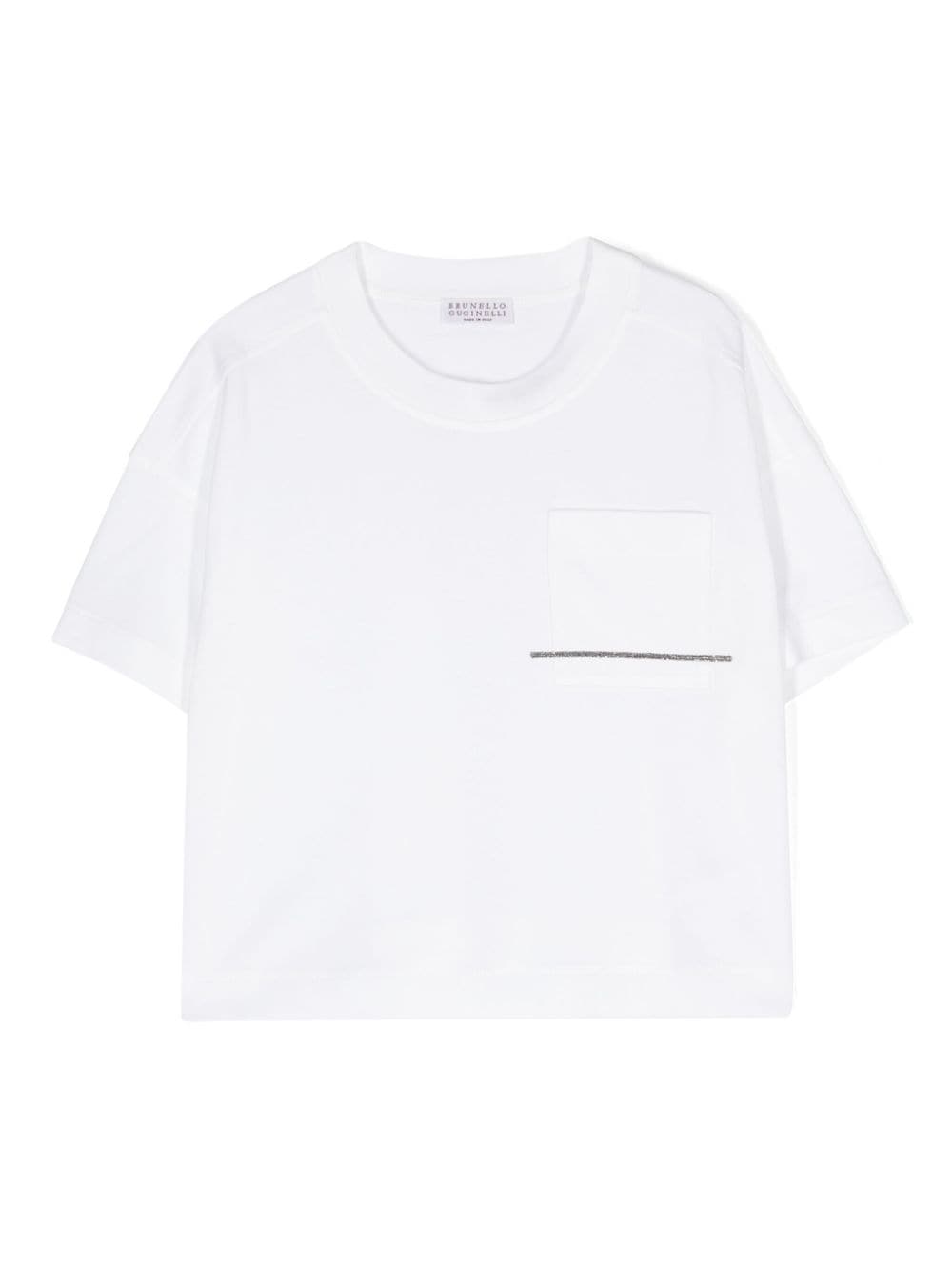 T-shirt blanc unisexe