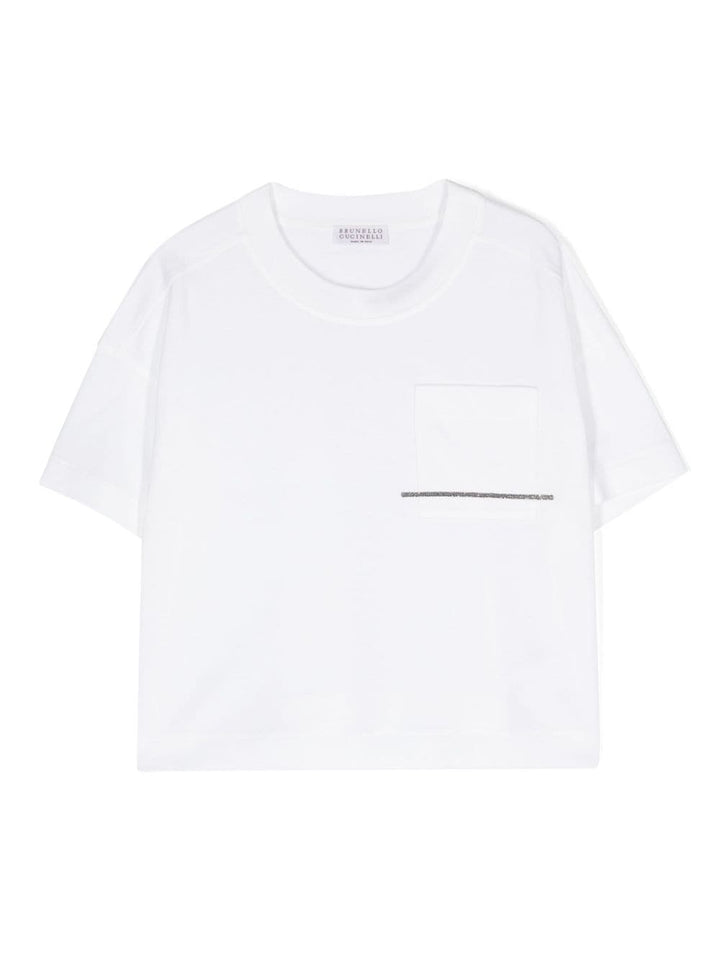 T-shirt blanc unisexe