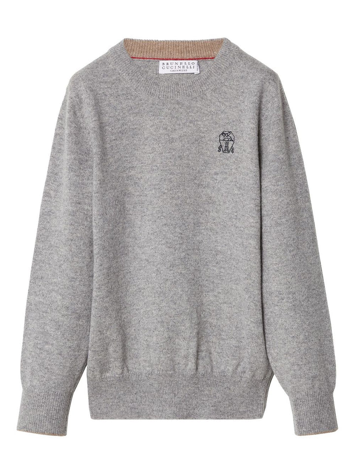 Sweat garçon gris