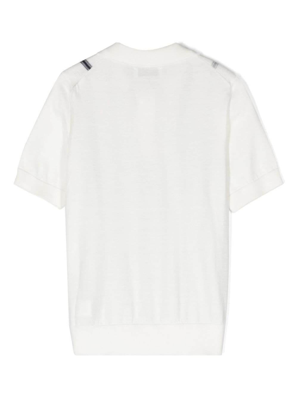 Polo enfant blanc