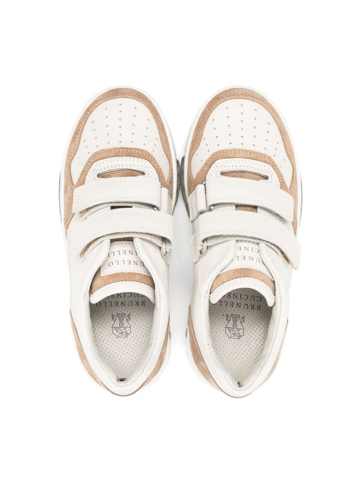 Sneakers bianco/beige bambino