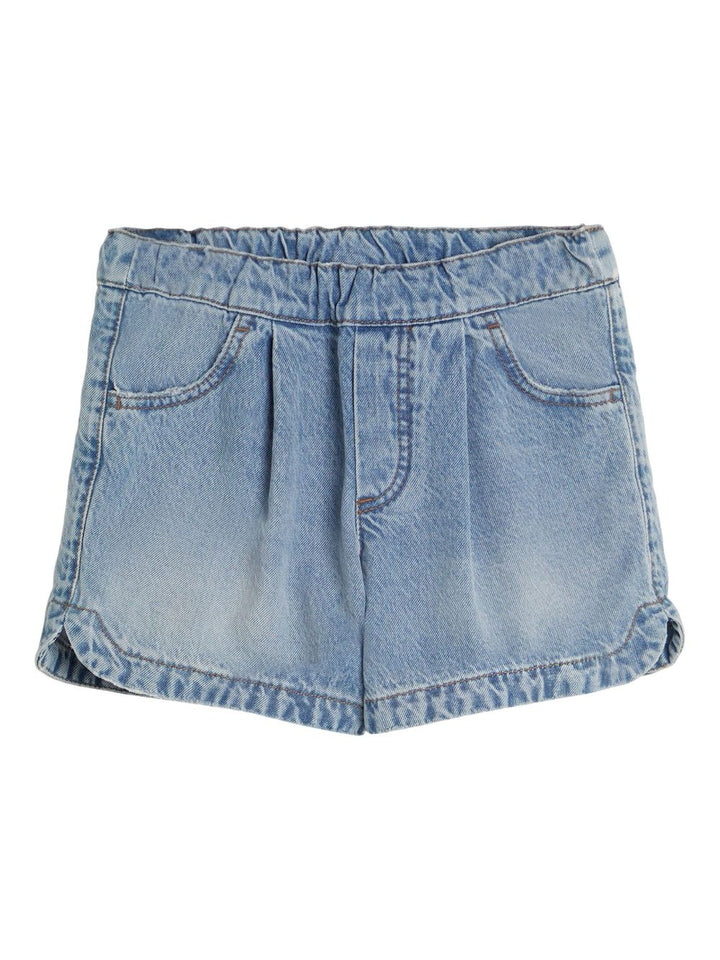 Shorts blu bambina