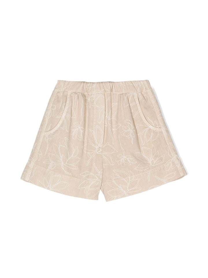 Shorts beige bambino