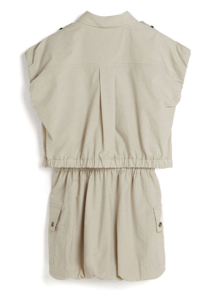 Robe fille beige