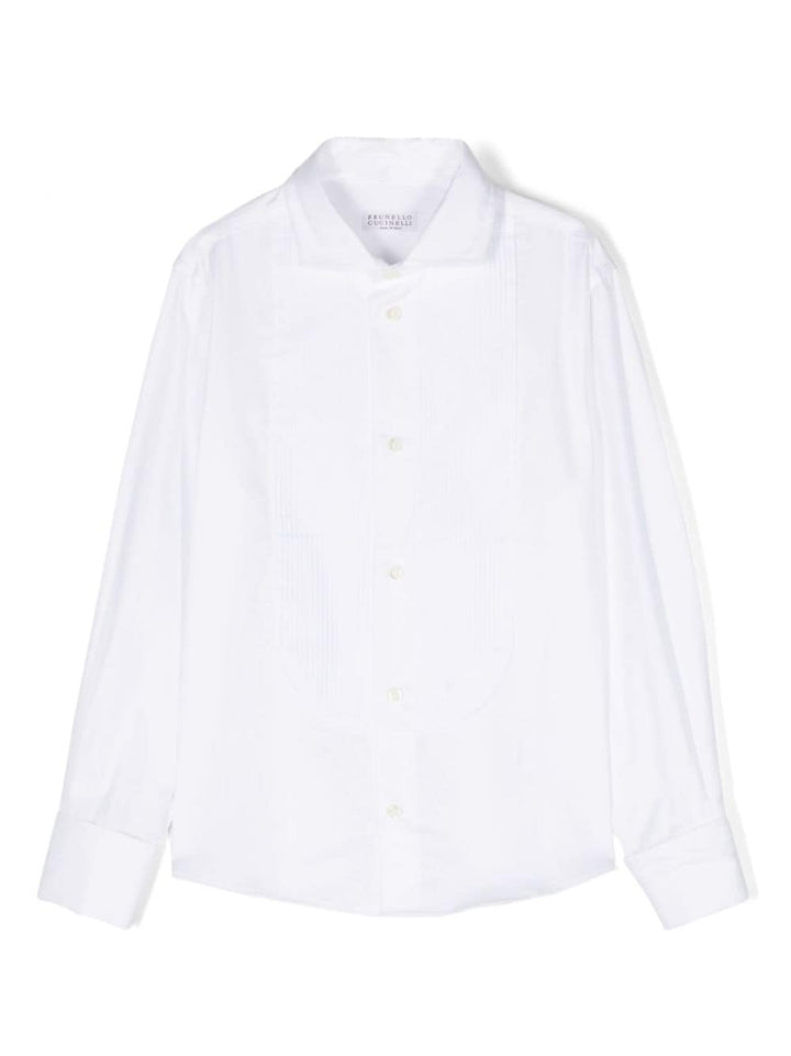 Camicia bianco ottico bambino