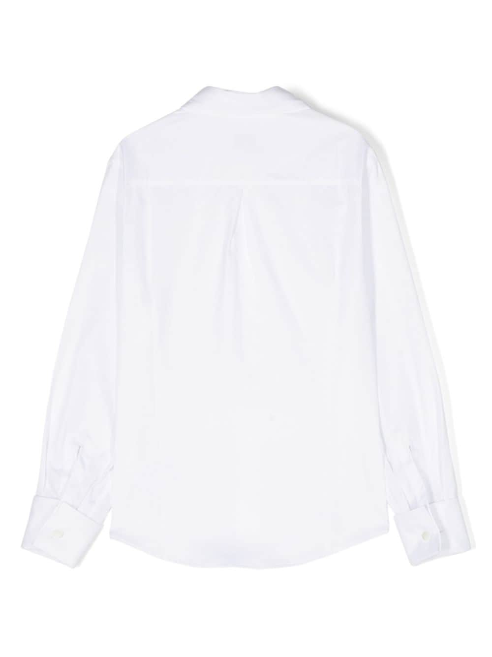 Camicia bianco ottico bambino