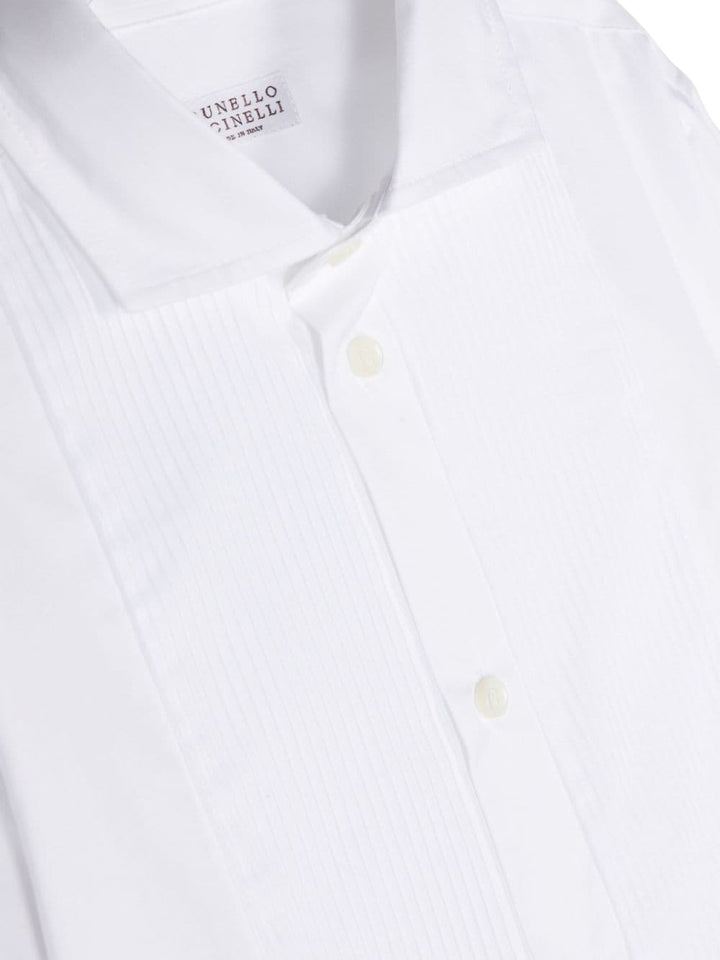 Camicia bianco ottico bambino