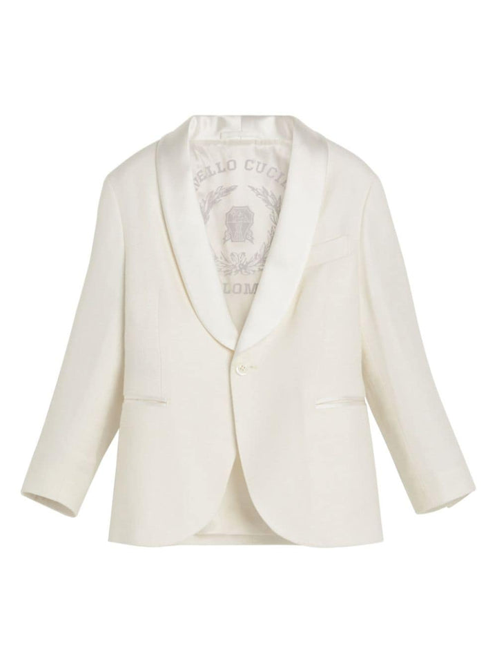 Blazer bianco bambino