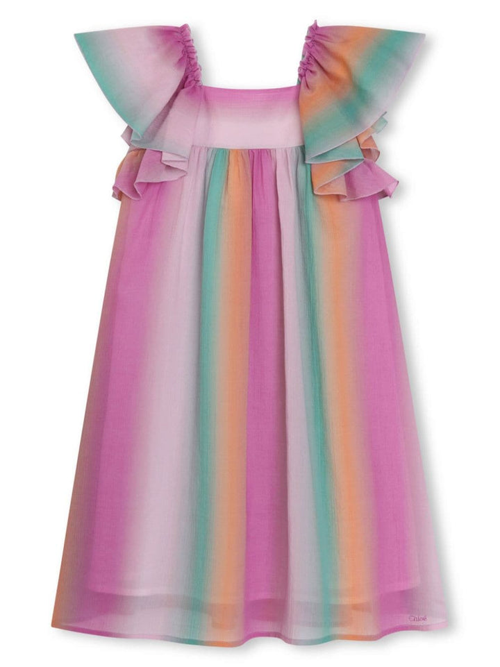 Robe fille multicolore