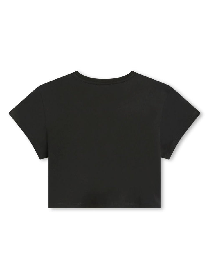 T-shirt bambina nera