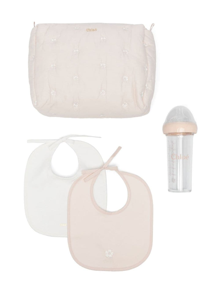 Set biberon beige bambina