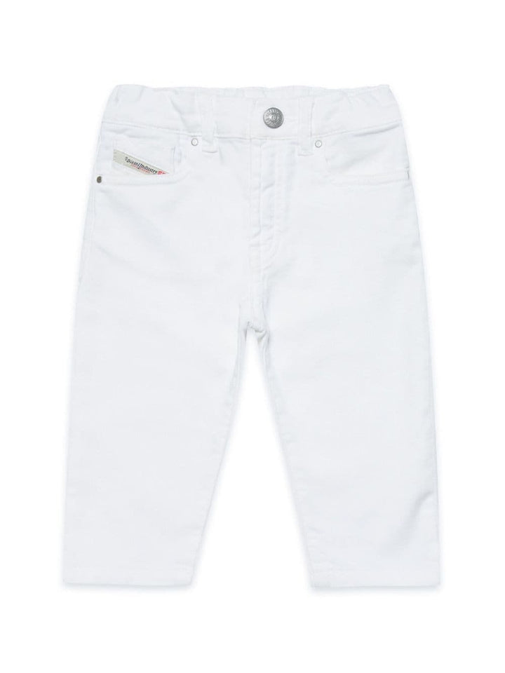 Jeans neonato bianco