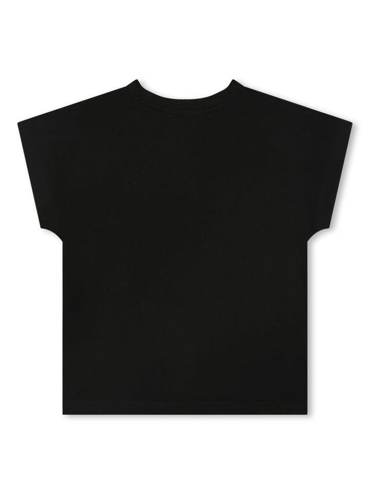 T-shirt nera bambina