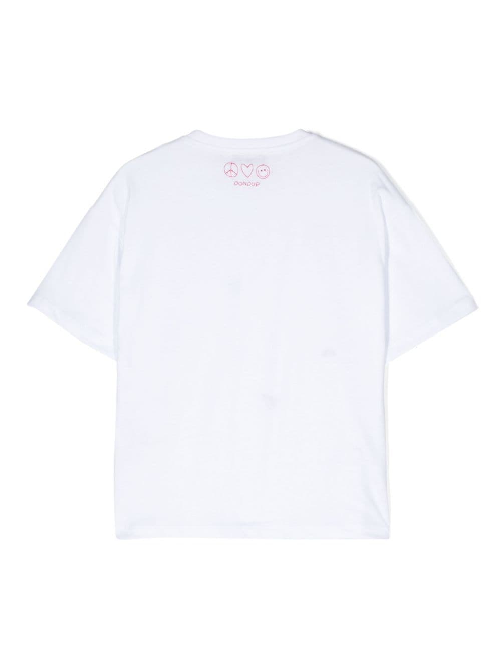 T-shirt garçon blanc