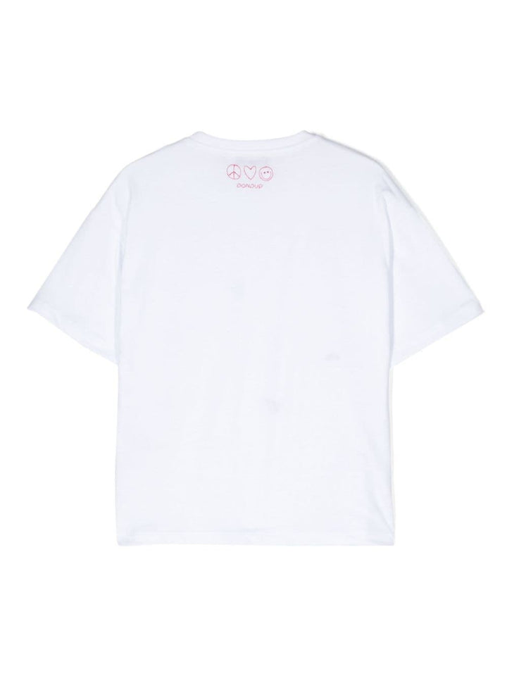 T-shirt garçon blanc