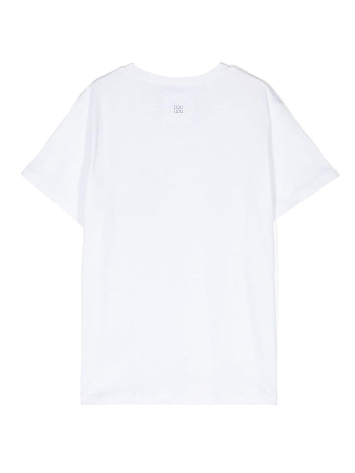 T-shirt garçon blanc