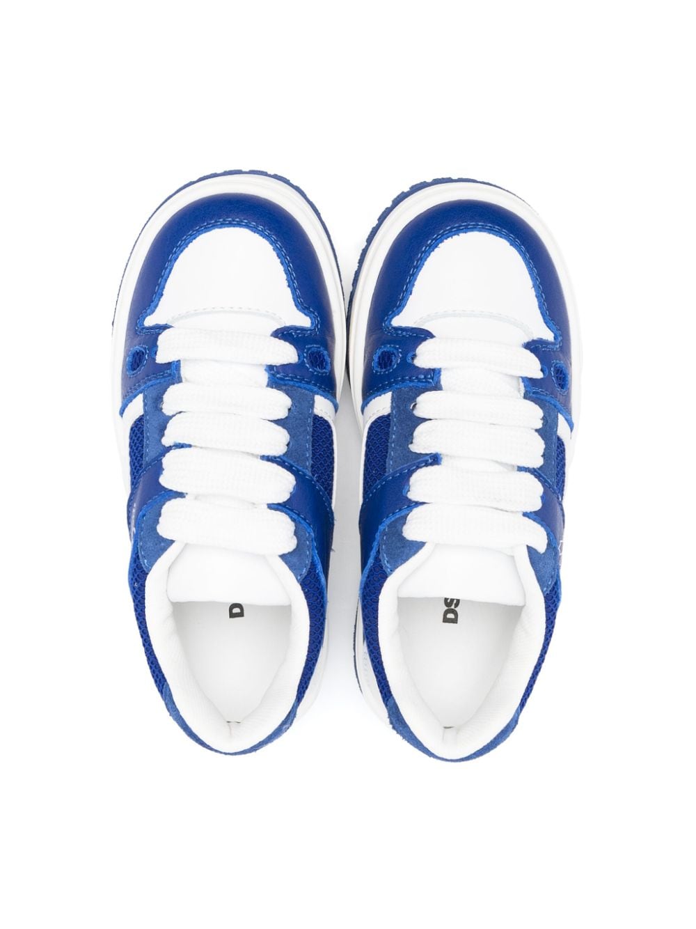 Sneakers bianche/blu bambino