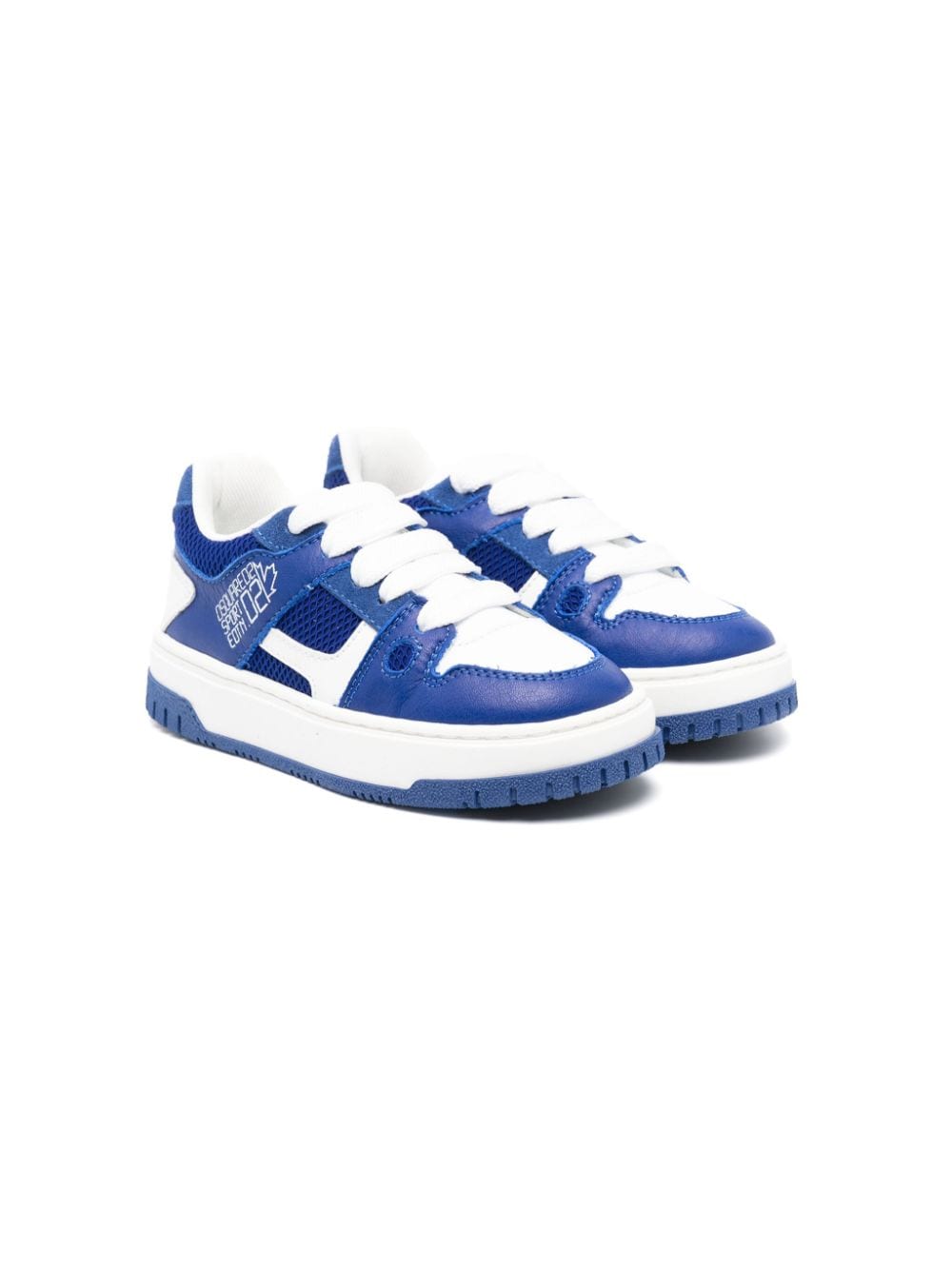 Sneakers bianche/blu bambino