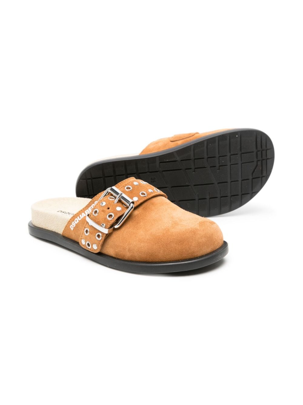 Sabot fille marron caramel