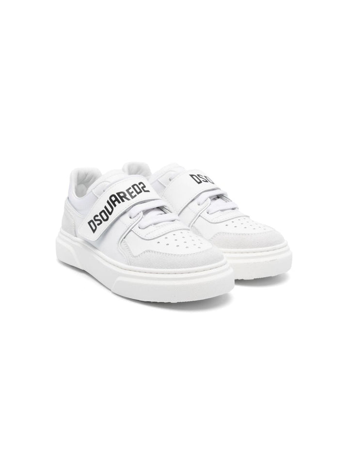 Sneakers bambino bianca/nera