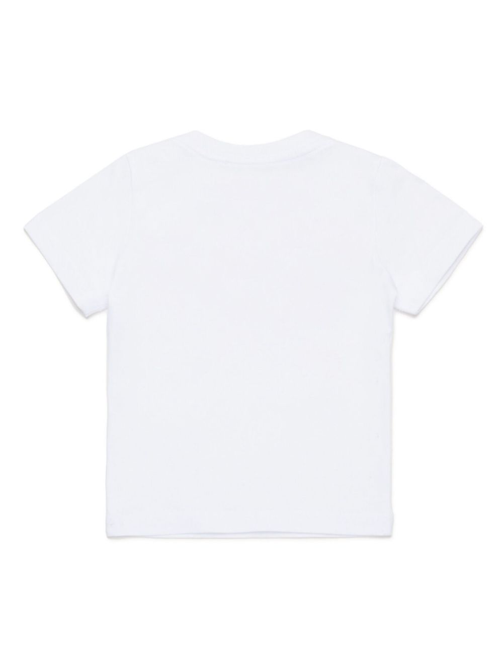 T-shirt bianca/multicolore neonato