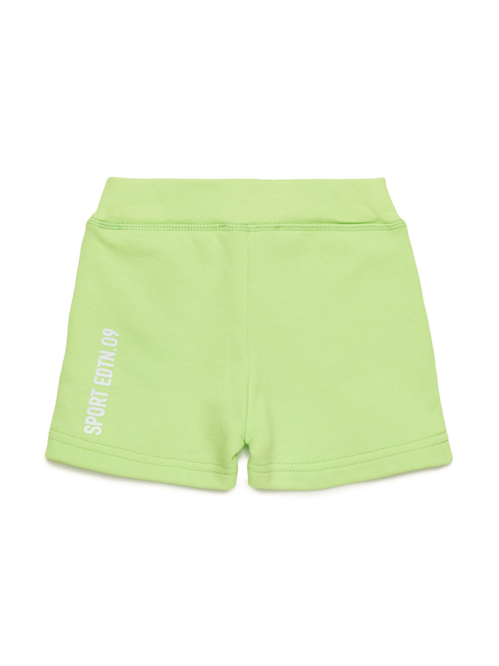 Shorts verde neonato