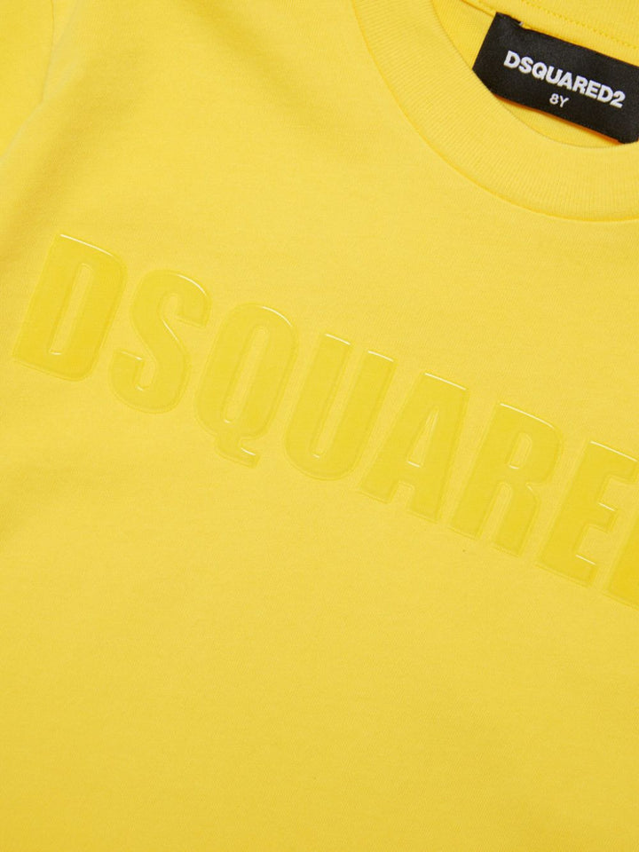 T-shirt bambino giallo chiaro