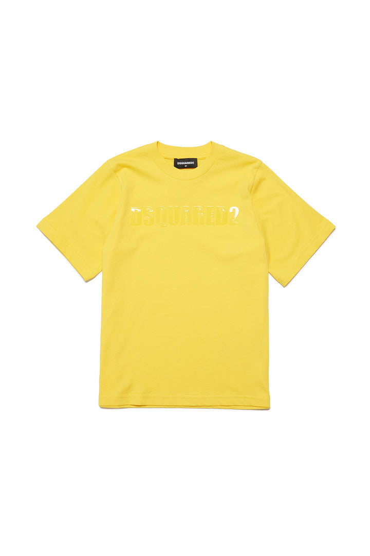 T-shirt bambino giallo chiaro