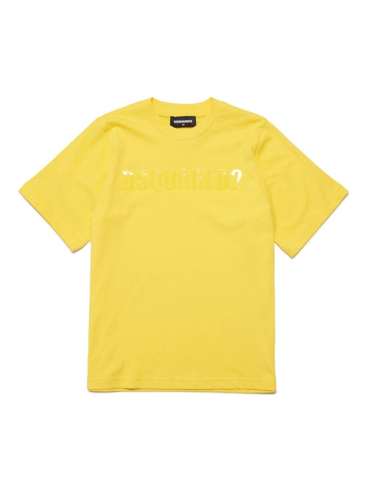 T-shirt bambino giallo chiaro