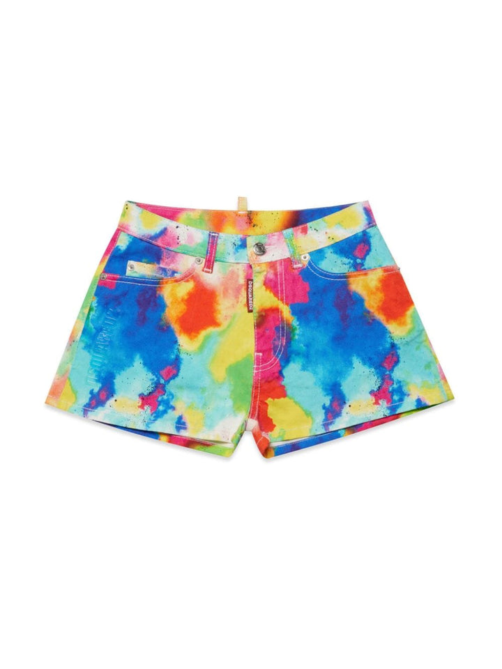 Shorts bambina multicolor