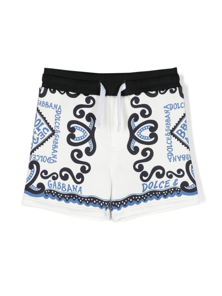 shorts neonato bianco