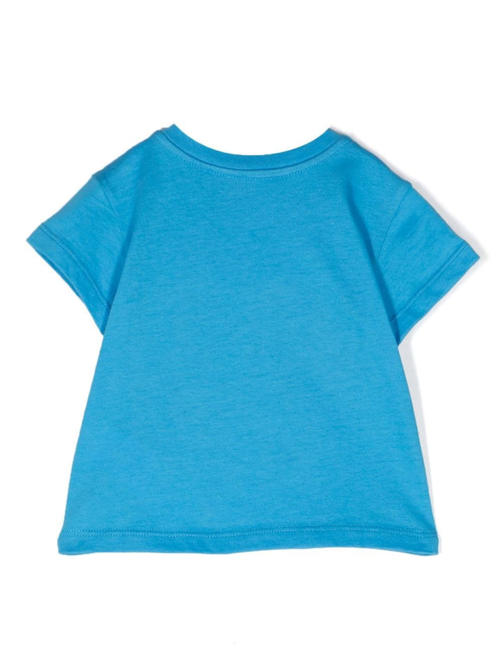 t-shirt celeste neonato
