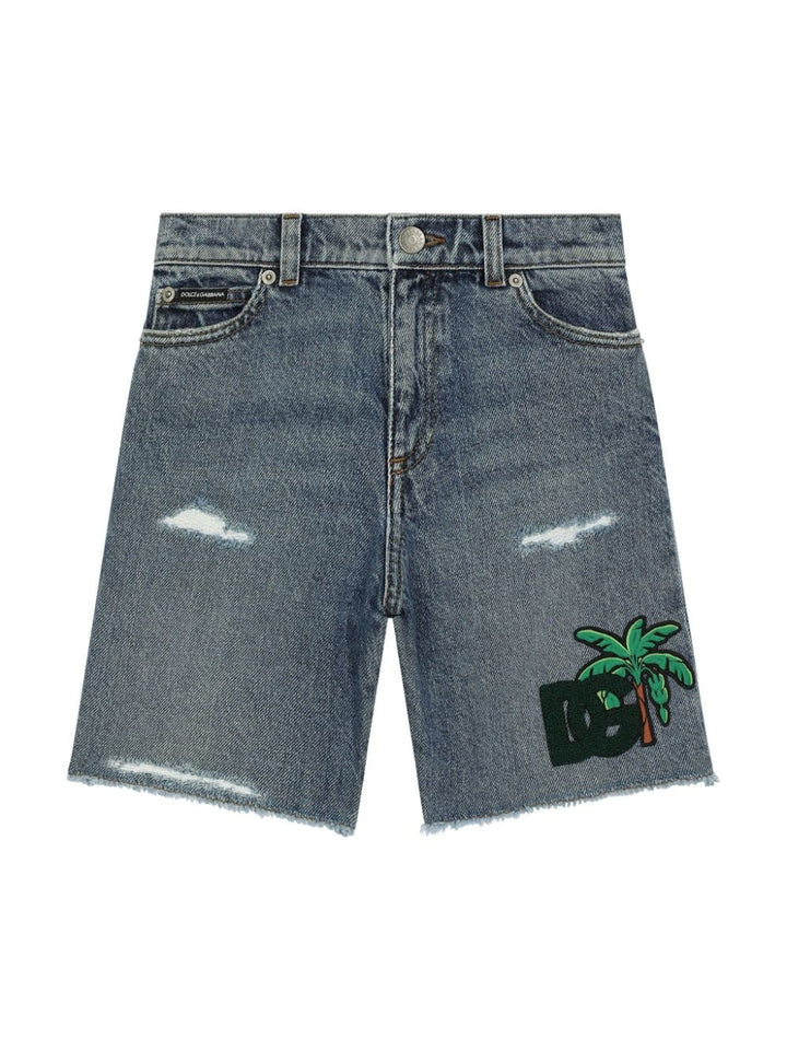 Short en jean pour enfants