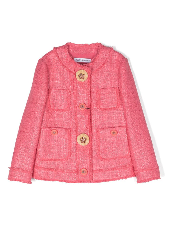 giacca rosa bambina