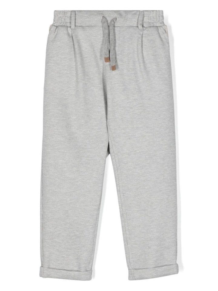 Pantalon gris clair pour fille