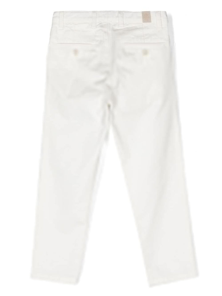 Pantalone bambino bianco