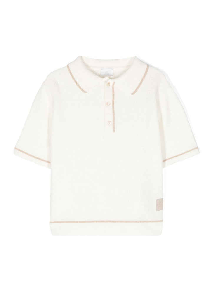 Polo ivoire pour enfant