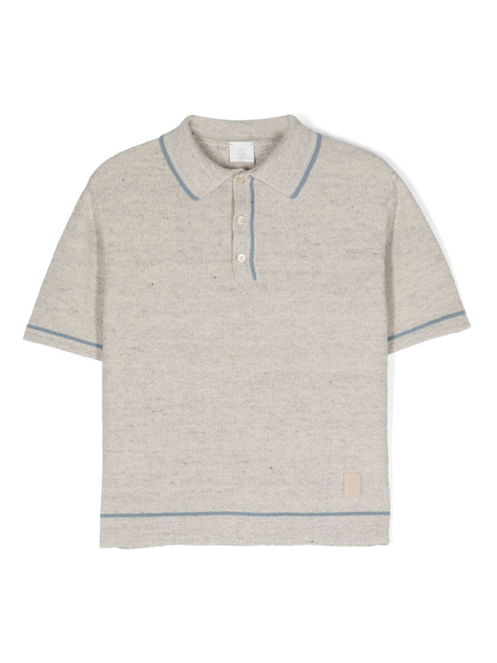 Polo gris pour enfant